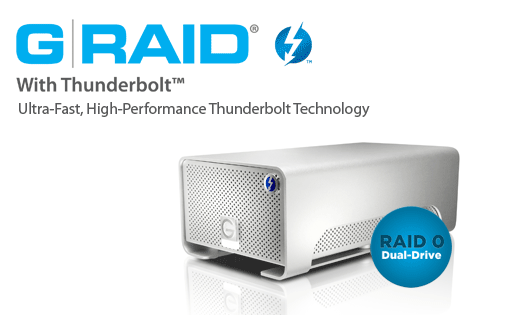 G-RAID with Thunderbolt